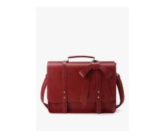 ECOSUSI Women's PU Detachable Bow Big Briefcase