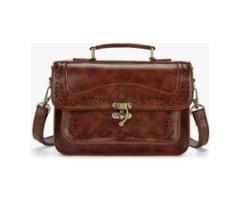 ECOSUSI Women's Perforated Messenger Bag