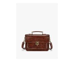 ECOSUSI Women's Perforated Messenger Bag