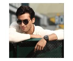Tsarbomba Atomic-Interchangeable Calendar Watch Fluororubber Black