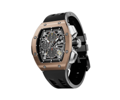 Tsarbomba Atomic-Interchangeable Calendar Watch Stainless Steel Rose Gold
